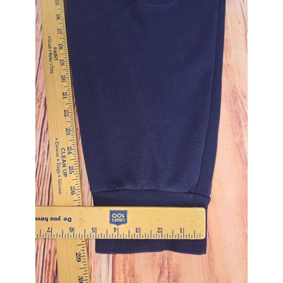 Fabletics XXL Navy Jogger Sweatpants Cotton Blend Elastic Waist Drawstring - Picture 7 of 7